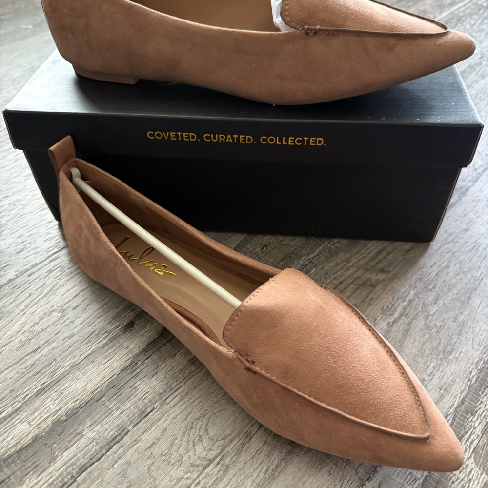 Lulu's Brown Flats Sleek Suede Loafers